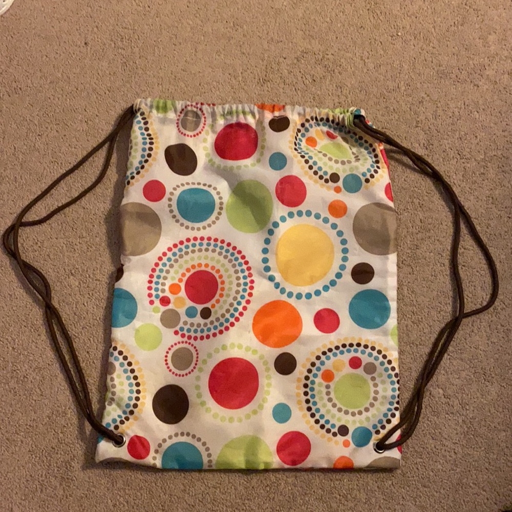 Thirty-One Drawstring Bag - Circle Spirals - image 2